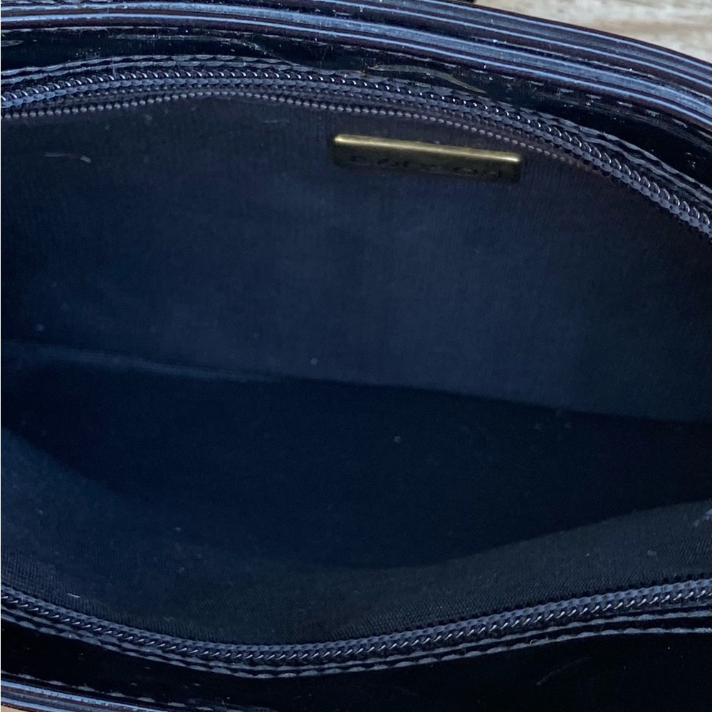 Bundle 3 for 50% off 1970s-80s Ganson Black Patent Leather Bag - Picture 10 of 11